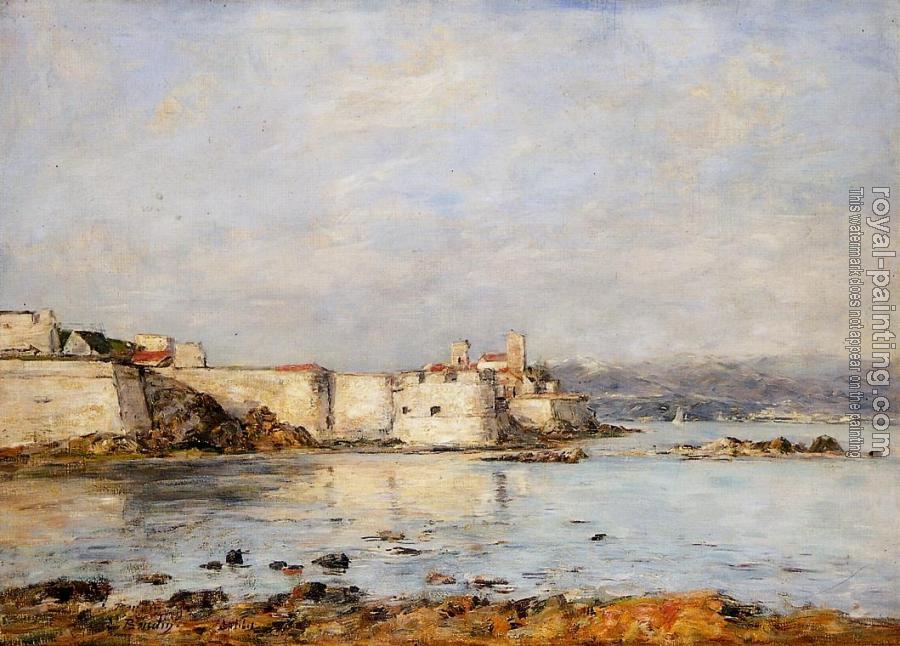 Eugene Boudin : Antibes, the Fortifications